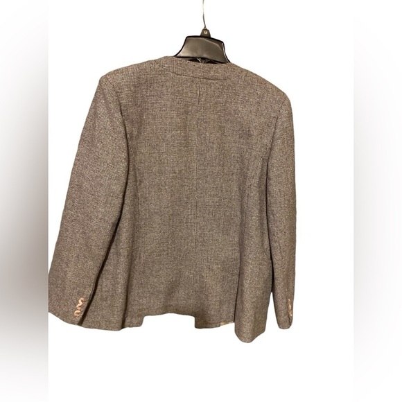 E.H. Woods Tweed Wool Vintage Gray Size 14 wool Blend VTG 90s - Picture 3 of 11